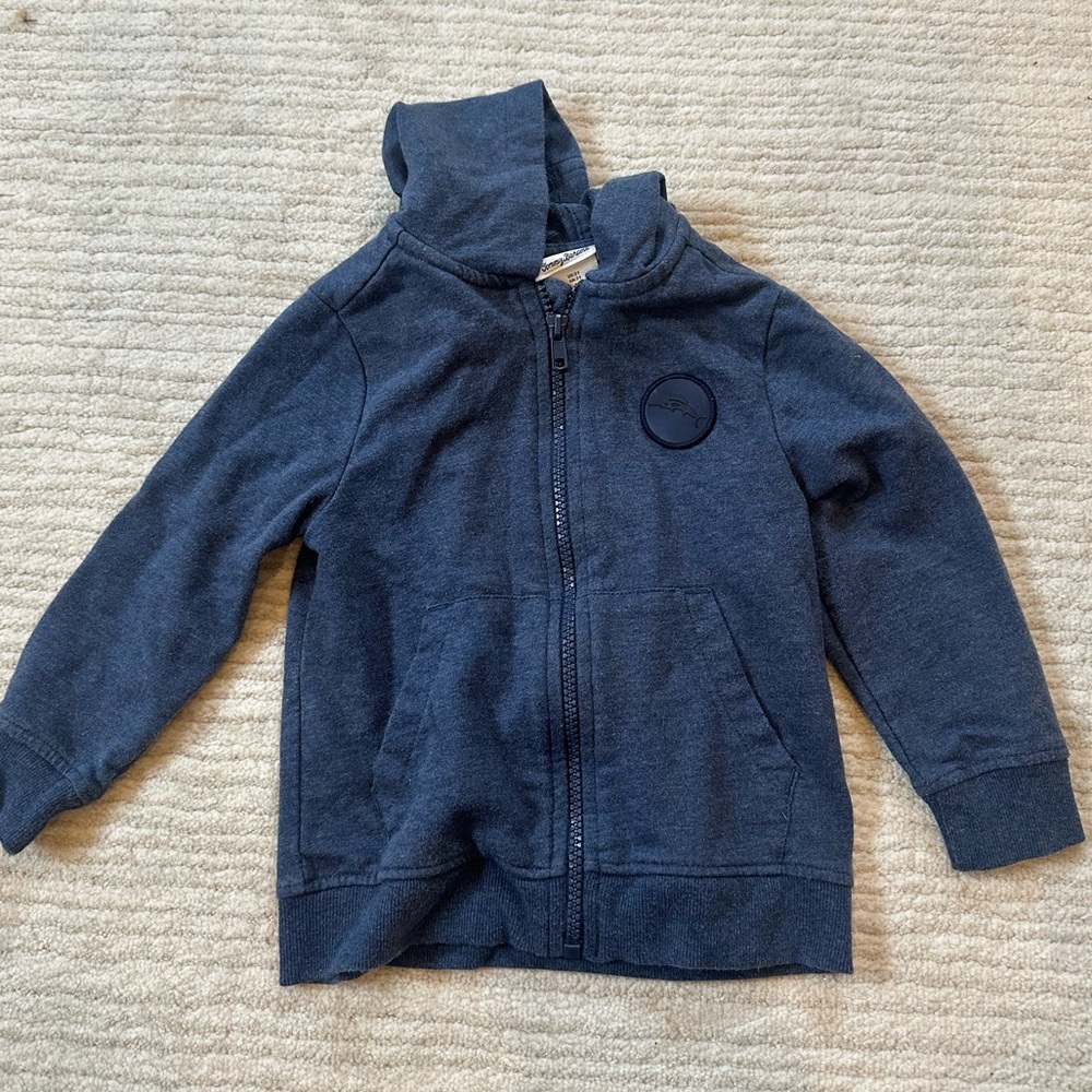 Tommy Bahama Kids Zip Up Hooded Sweatshirt Size 2T